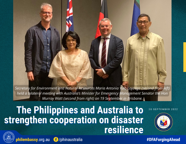 The Philippines And Australia To Strengthen Cooperation On Disaster Resilience Philippine 3653